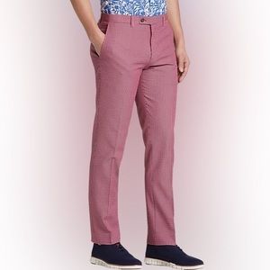Paisley & Gray Slim Fit Suit Separates Pants, Pink Seersucker Stripe ya